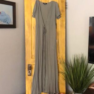 Tie at waist beach dress